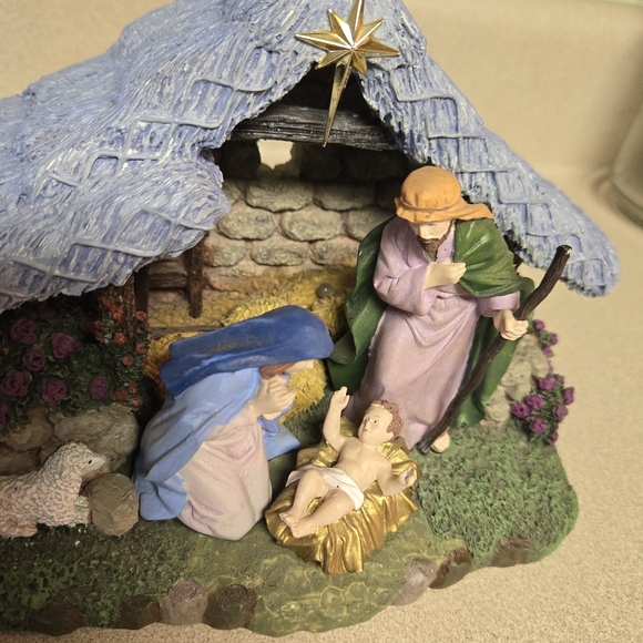 Thomas Kinkade Nativity Scene 2004 Teleflora Christmas Nativity Design - Picture 5 of 11